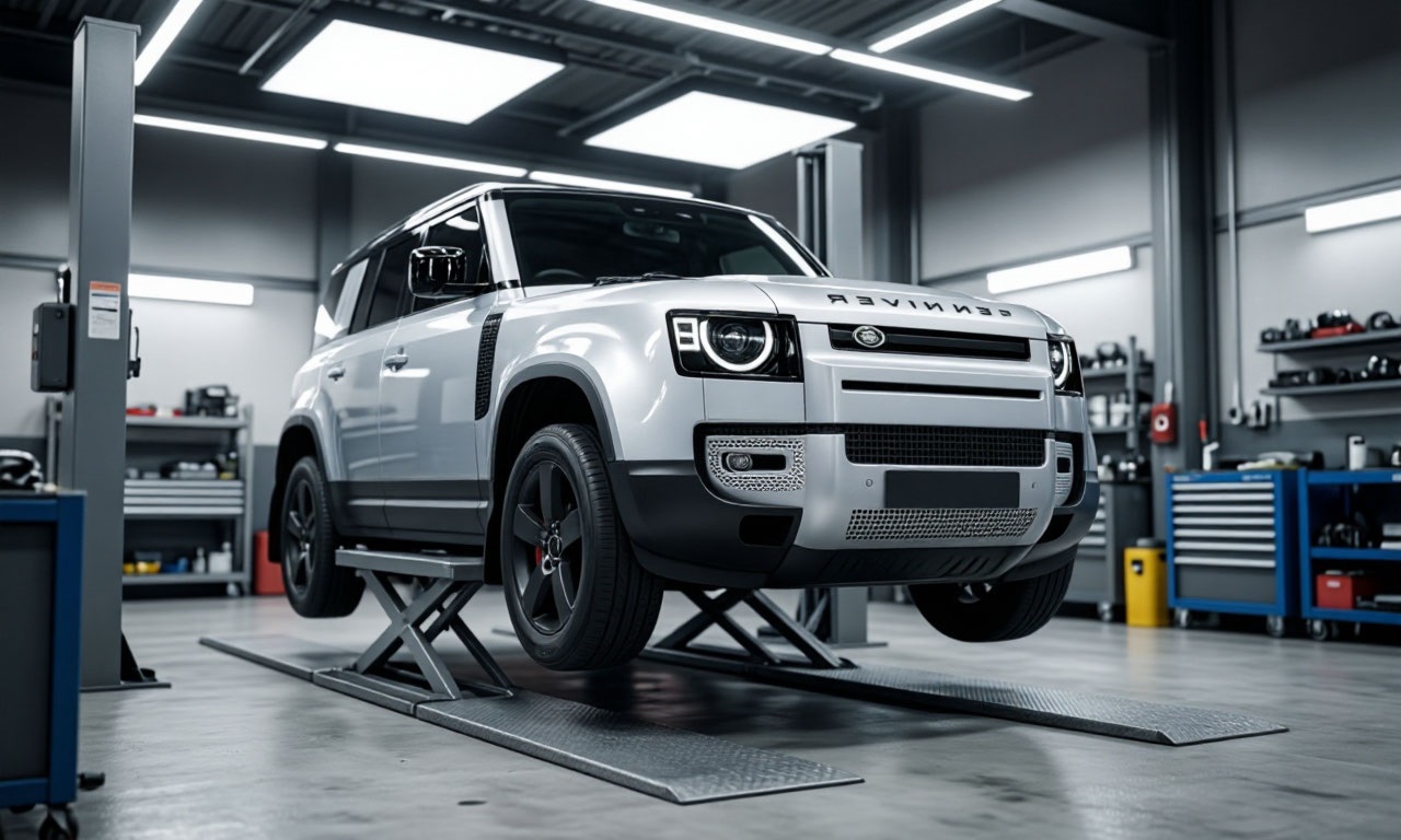 Land Rover в сервисе на ТО